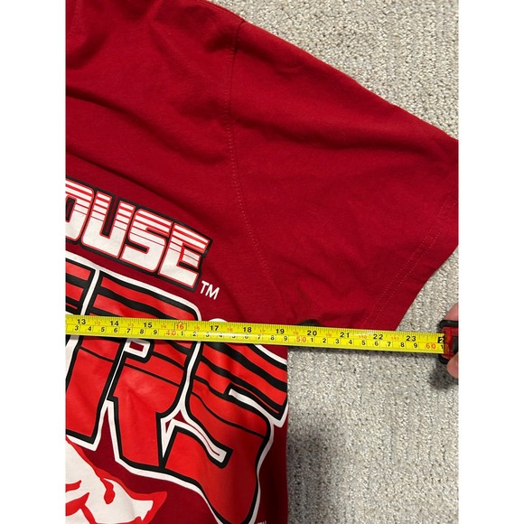 Morehouse Tigers Starter T-Shirt Large Red College NCAA Basketball Graphic - Picture 3 of 4